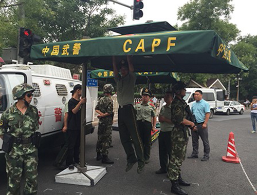 遮阳伞--中国武警执勤伞