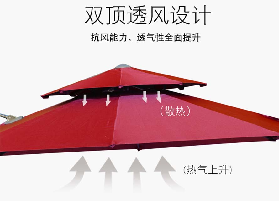 户外中罗马伞