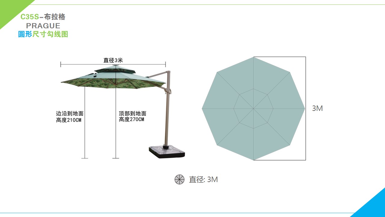 中罗马伞